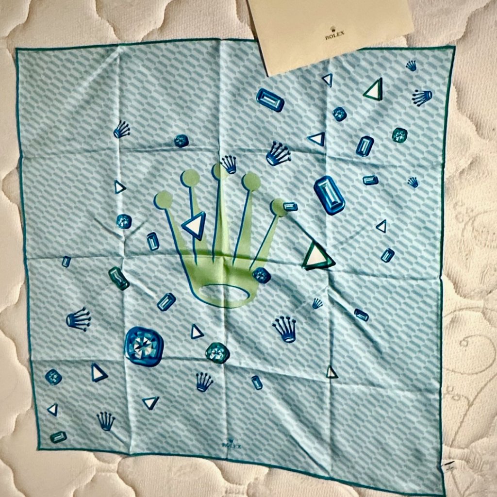 New WCover Rolex 100 Silk Scarf Unique Royal Collection